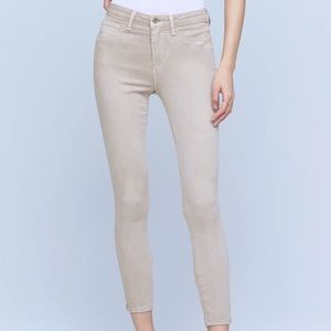 L’Agence margot high rise skinny biscuit